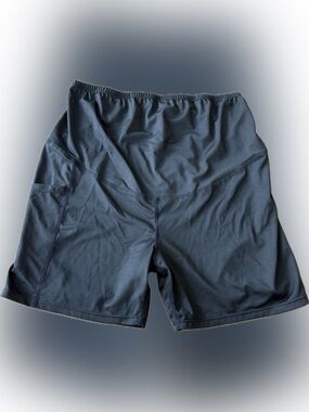 Maternity Black Performance Athletic Shorts